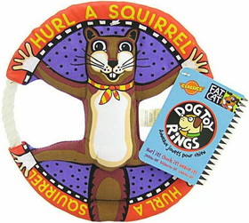 Fat Cat Dog Toy Rings - Assorted, 10" Diameter, 660044