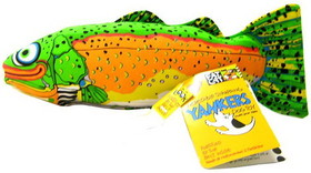 Fat Cat Classic Yankers Dog Toy - Assorted, Trout (14"L x 5"W x 3"H), 660084