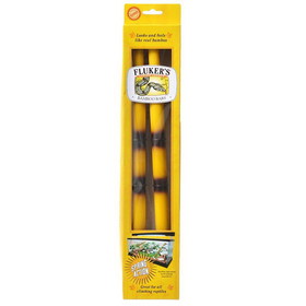 Flukers Spring Loaded Bamboo Bars, 2 Pack - (Extendable from 10.5"L - 15"L), 51021