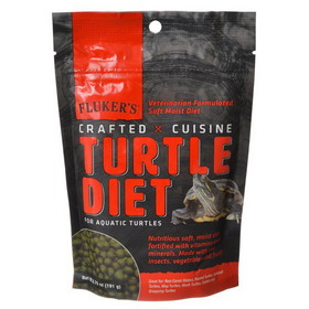 Flukers Crafted Cuisine Turtle Diet for Aquatic Turtles, 6.75 oz, 70063
