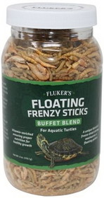 Flukers Floating Frenzy Buffet Blend for Aquatic Turtles, 11.5 oz, 70135