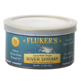 Flukers Gourmet Style Canned River Shrimp, 1.2 oz, 78002