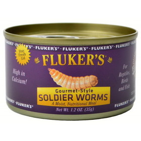 Flukers Gourmet Style Soldier Worms, 1.2 oz, 78004