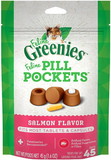 Greenies Pill Pockets Salmon Flavor Cat Treats, 1.6 oz, 3021428