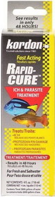 Kordon Rapid Cure Ich & Parasite Treatment, 4 oz - (Treats 2,000 Gallons), 37914