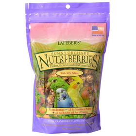 Lafeber Sunny Orchard Nutri-Berries Parakeet, Cockatiel & Conure Food, 10 oz, 82840