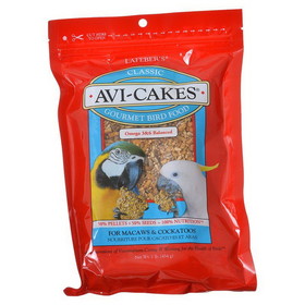 Lafeber Classic Avi-Cakes Gourmet Macaw & Cockatoo Food, 16 oz, 86050