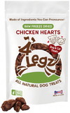 4Legz Freeze Dried Chicken Hearts Dog Treats, 4 oz, CH04