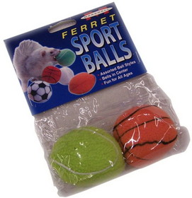 Marshall Ferret Sport Balls Assorted Styles, 2 count, FT-289
