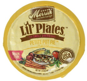 Merrick Lil Plates Grain Free Petite Pot Pie, 3.5 oz , 26022