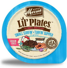Merrick Lil Plates Grain Free Small Surfin + Turfin Supper, 3.5 oz, 26029