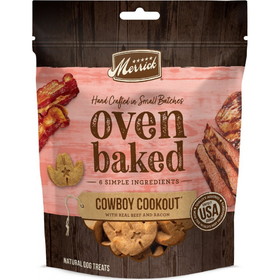 Merrick Oven Baked Cowboy Cookout Real Beef & Bacon Dog Treats, 11 oz, 8784890
