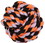 Mammoth Cottonblend Monkey Fist Ball Flossy Dog Toy 3.75" Small, 1 count , 20086