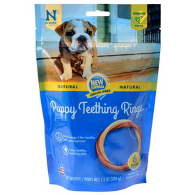 N-Bone Grain Free Puppy Teething Rings - Chicken Flavor, 6 Count, 113062