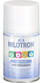 Nilodor Nilotron Deodorizing Air Freshener Baby Powder Scent, 7 oz, 5428