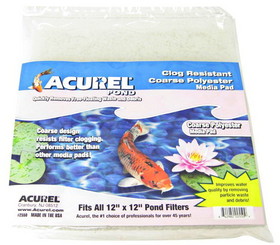 Acurel Coarse Polyester Media Pad - Pond, For 12" Long x 12" Wide Pond Filters, 2550