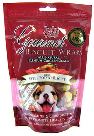 Loving Pets Gourmet Sweet Potato Biscuit & Chicken Wraps, 8 oz, 5570
