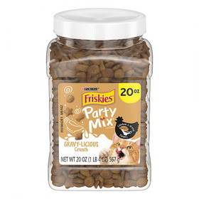 Friskies Party Mix Crunch Treats Gravy-Licious, 20 oz, 16979