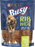 Purina Busy RibHide Chew Treats for Dogs Original, 8.75 oz, 17838