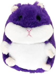 Petsport Tiny Tots Fat Hamster Plush Dog Toy Purple, 1 count, 20483