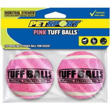 Petsport Tuff Ball Dog Toy Pink, 2 count, 70010