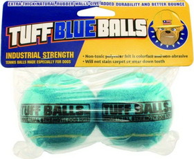 Petsport Tuff Ball Dog Toy Blue, 2 count (2.5"D), 70011