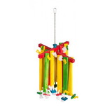 Prevue Bodacious Bites Wood Chimes Bird Toy, 1 Pack - (Approx. 12