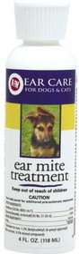 Miracle Care Ear Mite Treatment for Dogs and Cats, 4 oz, 424224