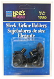 Lee's Sleek Airline Holders - Black, 6 Pack, 10565