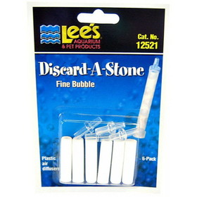 Lee's Discard-A-Stone Fine Bubble, 6 Pack, 12521