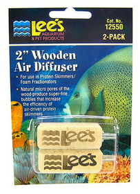 Lee's Wood Airstone Air Diffuser, 2" Long (2 Pack), 12550