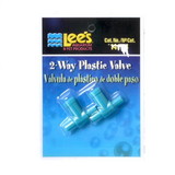 Lee's 2 Way Plastic Valve, 2 Pack, 14104