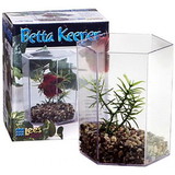 Lee's Betta Keeper Hex Aquarium Kit, 24 oz (4.8