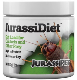 JurassiPet JurassiDiet Gutload High Protien Complete Diet for Crickets and other Prey, 1.8 oz, 8214