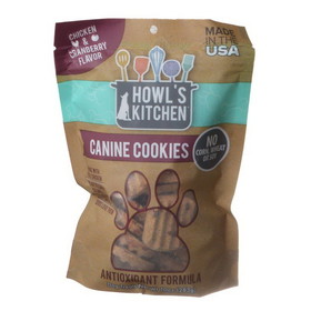 Howl's Kitchen Canine Cookies Antioxidant Formula - Chicken & Cranberry Flavor, 10 oz, AT313