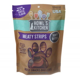Howl's Kitchen Meaty Strips Soft Bites - Bacon & Cheese Flavor, 6 oz, AT316
