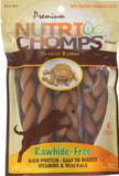 Pork Chomps Premium Nutri Chomps Peanut Butter Flavor Braids, 4 count, NT023V