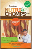 Nutri Chomps Mini Twist Dog Treat Peanut Assorted Flavors, 12 count, NT092V