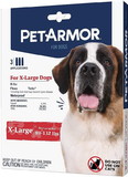 PetArmor Flea and Tick Treatment for X-Large Dogs (89-132 Pounds), 3 count, 1288