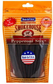 Smokehouse Pepperoni Stix Dog Treats 8", 8 oz, 85811