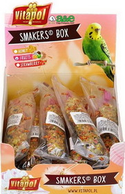 A&E Cage Company Smakers Parakeet Fruit Treat Sticks, 12 count, ZVP-3230