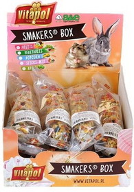 A&E Cage Company Smakers Fruit Sticks for Small Animals, 12 count, ZVP-3130