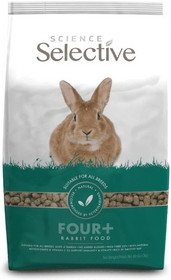 Supreme Science Selective Four+ Rabbit Food, 4.4 lbs, 4146