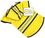 Fashion Pet Rainy Day Dog Slicker - Yellow, Medium (14"-19" From Neck to Tail), 560YMD
