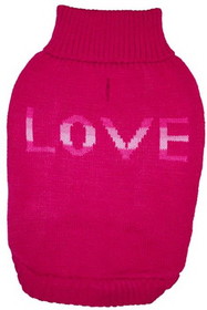 Fashion Pet True Love Dog Sweater Pink