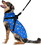 Fashion Pet Puffy Heart Harness Coat Blue, X-Small, 703433