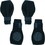 Fahion Pet Arctic Fleece Dog Boots - Black, X-Small (2.25" Paw), 120BXS