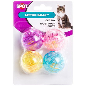 Spot Spotnips Lattice Balls Cat Toys, 4 Pack, 2914