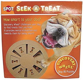 Spot Seek-A-Treat Discovery Wheel Interactive Dog Treat and Toy Puzzle, 1 count , 5785