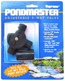 Pondmaster Adjustabel 3-Way Valve, 1/2